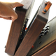 Illustration for article titled Inspired by iBattleship/i, This Head-to-Head Portable Arcade Is a Work of Art
